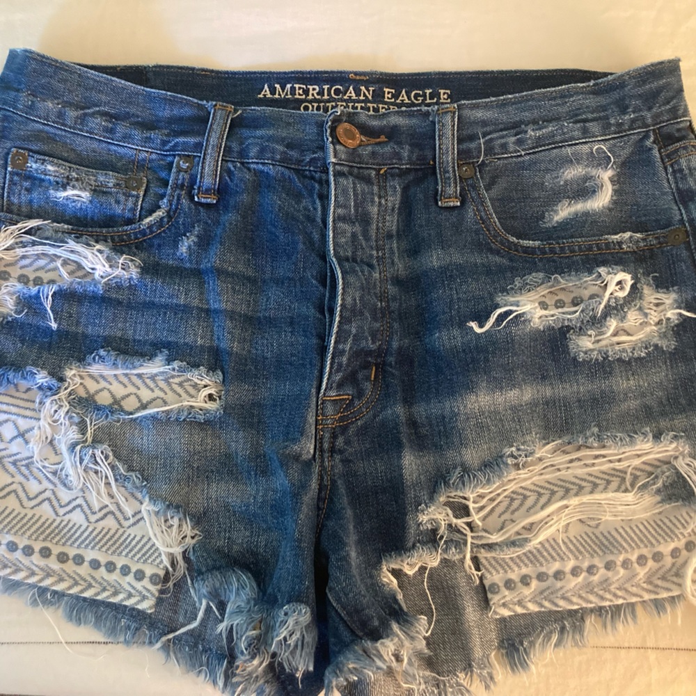 American eagle vintage hi-rise festival shorts
